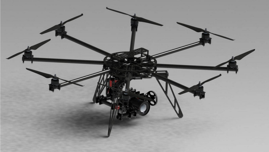 八旋翼無人機(jī)